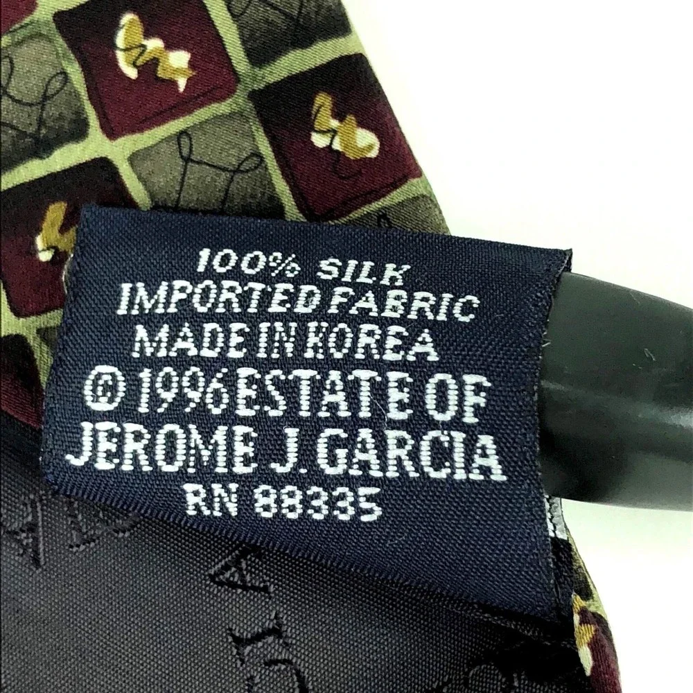 J Garcia Tie Big Bird Breaking Through Collection 20 Silk L57 W3.5 Made In Korea